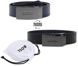 BOSS gyerek bőröv - fekete 75