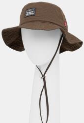 Levi's pamut sapka SUMMER DRAWSTRING BUCKET HAT - zöld S