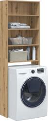 vidaXL kézműves tölgy színű mosógépszekrény 64x24x190 cm (856644) (856644)