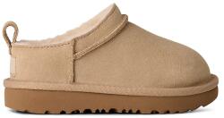 UGG cipő téli gyerek velúr CLASSIC MICRO - bézs 30