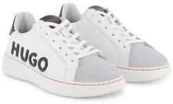 HUGO gyerek bőr sportcipő - fehér 39