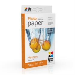 ColorWay Fotópapír, magasfényű (high glossy), 230 g/m2, 10x15, 50 lap (PG2300504R) - tintasziget