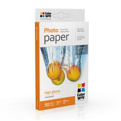 ColorWay Fotópapír, magasfényű (high glossy), 200 g/m2, 10x15, 50 lap (PG2000504R) - tintasziget