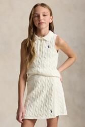 Ralph Lauren gyerek pamut melegítő szett - fehér 155-159