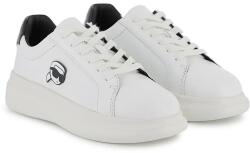Karl Lagerfeld gyerek bőr sportcipő - fehér 30 - answear - 56 990 Ft