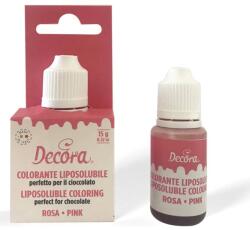 Decora Zsír- és olajfesték 15 g - rózsaszín - Decora (9600085)