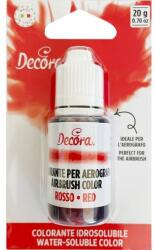 Decora Airbrush folyékony szín vörös 20 g - Decora (9261712)