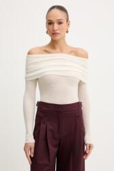 BOSS Orange pulóver gyapjúkeverékből C Falmon - bézs M