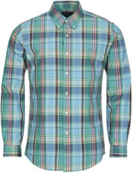 Ralph Lauren Cămăsi mânecă lungă Bărbați CHEMISE COUPE DROITE POPELINE PREMIUM Polo Ralph Lauren Multicolor EU M - spartoo - 562,25 RON