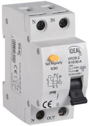 Kanlux 23214 KRO6-2/B10/30-A é. v. relé, kismegszakító + életvéd. relé (23214)