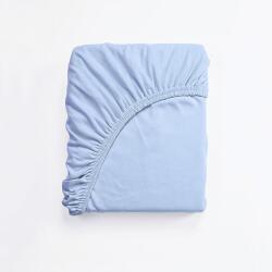 Ourbaby® Cearșaf din bumbac 200x80 cm - albastru deschis
