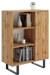  Dulap raft Fondi stejar craft auriu, stil loft Raft