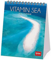  CAL260151 Legami asztali naptár (12x14, 5 cm) Vitamin Sea 2026 (CAL260151)
