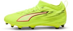 PUMA Ultra 6 Match FG stoplis focicipő, gyerekméret, fluosárga (108701-01)