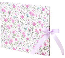  Rössler fotóalbum/vendégkönyv szalagos (23x22cm, 60old, spirál) tav. virágos, Cornwall (6) (18771725006)