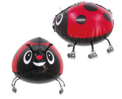 Mezőfi Team Kft Sétáló fólia lufi, katica, 45*33 cm