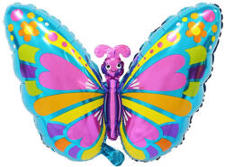 Mezőfi Team Kft Pillangó, színes, 50 * 60 cm, fólia lufi