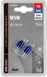 LAMPA Izzó Lampa 12 V 5 W üveg Kék (0158360)