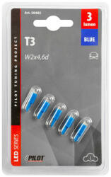 LAMPA T3 Led Kék, 12V 5db (0158485)