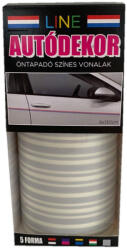 Line Öntapadós Dekorcsík 8x130cm, Világosszürke-Világosszürke, 42 (30311420)