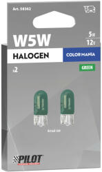 LAMPA IZZÓ 12 V 5 W ÜVEG ZÖLD (0158362)