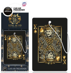 Aroma Car Illatosító, Royal Brand, Király kártya (5483272)