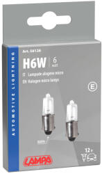 LAMPA Izzó Lampa 12 V H6 W Párban (0158128)