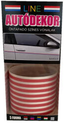Line Öntapadós Dekorcsík 8x130cm, Piros, 83 (30311833)