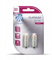 m-tech LB833W02B, R5W Led Izzó, Fehér, Canbus (72LB833W02B)