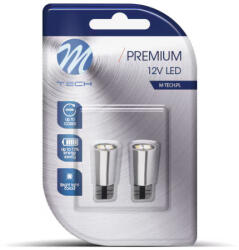 m-tech LB332W T10 Led Izzó, Fehér, Canbus, 12V W5W (72LB332W)