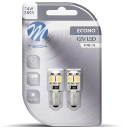 m-tech LB314W BA9S Led Izzó, Fehér, Canbus, 12V (72LB314W)