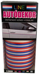 Line Öntapadós Dekorcsík 8x130cm, Kék-Piros, 26 (30311260)