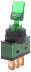 AE Világító Billenőkapcsoló Zöld 12V 10A (03AE-ZZ125)