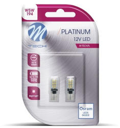 m-tech Platinum, W5W Led Izzó Canbus, Fehér 12V (72LB801W)