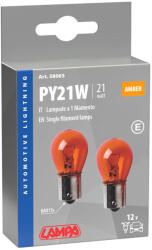 LAMPA Izzó Lampa 12v 21w Sárga Pár (0158065)