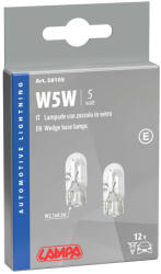 LAMPA Izzó Lampa 12 V 5 W üvegfejű (0158105)