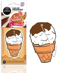 Aroma Car Sweets Lapillatosító, Ice Cream Brown Vanilla (5483398)