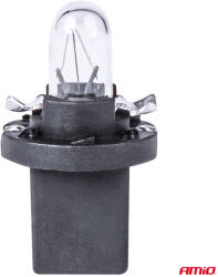 AMiO Halogén Izzó Műszerfalba T5 B8.5D 12V 8.5W BAX1.2W Fehér (0503371)