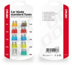 AMiO 10db-os Késes Biztosíték Szett (0501138)