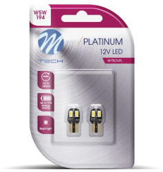 m-tech LB806WW T10 Led Izzó, Canbus, Meleg Fehér, 12V W5W (72LB806WW)