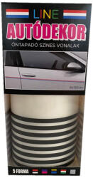 Line Öntapadós Dekorcsík 8x130cm, Fekete, 74 (30311741)