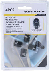 Dunlop Szelepsapka, ALU, Műanyag maggal, Fekete, 4db (33058160)