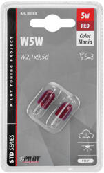 LAMPA Izzó Lampa 12 V 5 W üveg Piro (0158363)