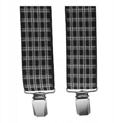  Férfi nadrágtartó, fekete fehér kockás MB2036 (99833)