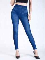 Shein Kék Leggings Magas Derék (s) (611747)