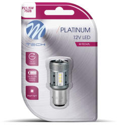 m-tech LB853W01B, P21/5W Led Izzó, Fehér, Canbus (72LB853W01B)