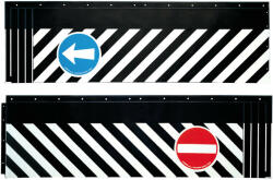 Lampa TGK Fekete PVC Sárvédő Jelzéssel - 240x37cm (0114400)