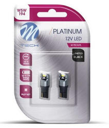 m-tech LB840W02B, T10 Led Izzó, Fehér, Canbus (72LB840W-02B)