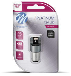 m-tech LB843R01B, P21/5W Led Izzó, Piros, Canbus (72LB843R01B)