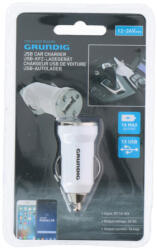Grundig Szivargyújtós USB töltő, 12/24V, 1A (33150154)